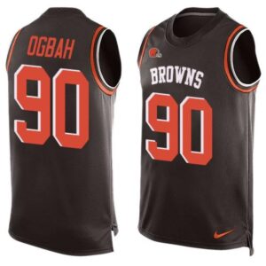686232d650b98_1 Browns #90 Emmanuel Ogbah Brown Team Color Men's Stitched NFL Limited Tank Top Jersey
