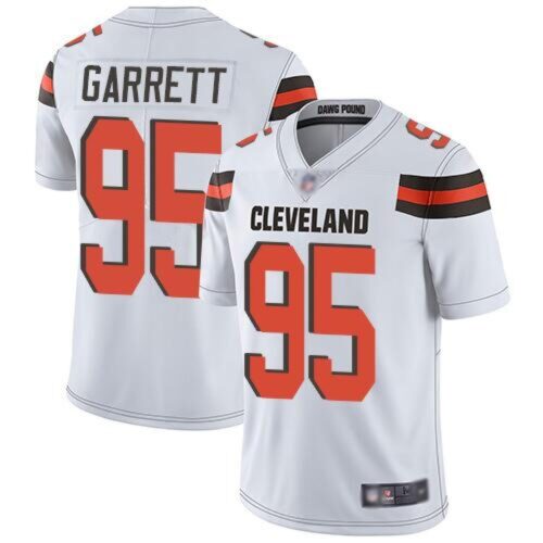 686232f26d64f_1 Men's Cleveland Browns #95 Myles Garrett White 2019 Vapor Untouchable Limited Stitched NFL Jersey
