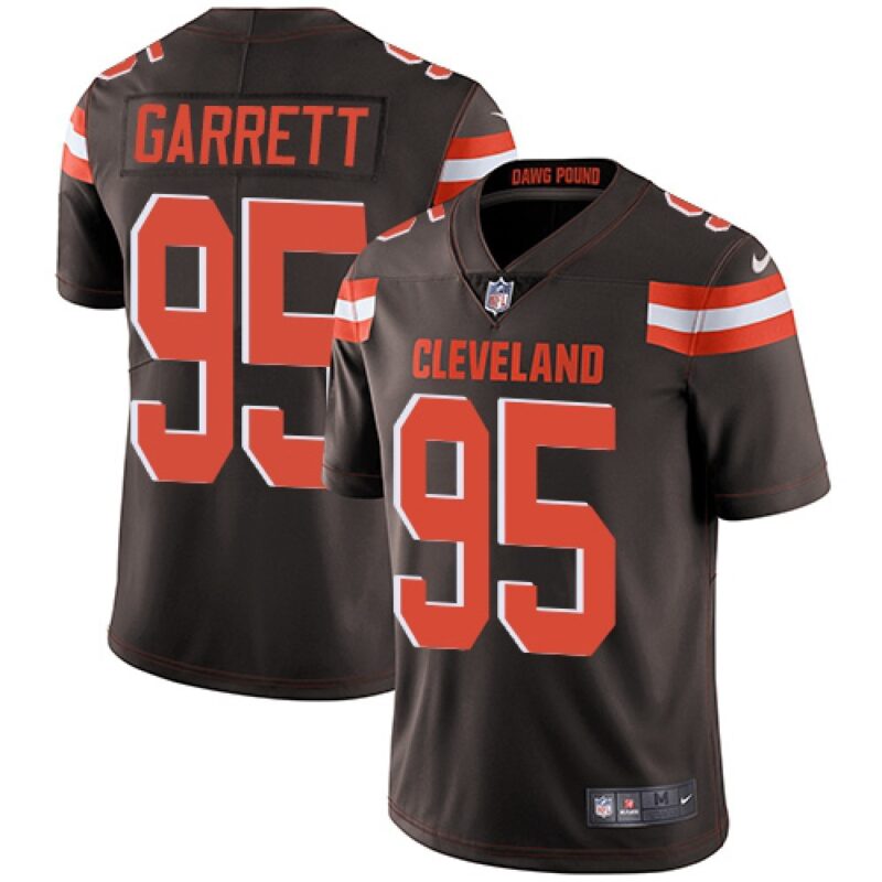 686232fef1598_1 Men's Cleveland Browns #95 Myles Garrett Brown Vapor Untouchable Limited Stitched Jersey