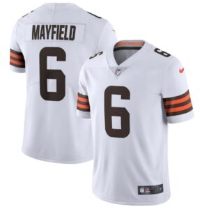 686233bca1c21_1 Men's Cleveland Browns #6 Baker Mayfield?New White Vapor Untouchable Limited NFL Stitched Jersey