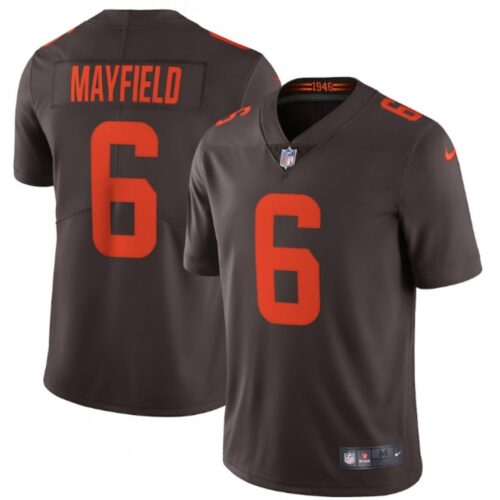 686233bfaf8b2_1 Men's Cleveland Browns #6 Baker Mayfield?New Brown Alternate Vapor Untouchable Limited NFL Stitched Jersey