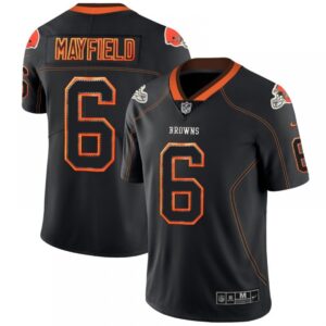 686233dc4a2cb_1 Men's Cleveland Browns #6 Baker Mayfield Black 2018 Lights Out Color Rush NFL Limited Stitched Jersey