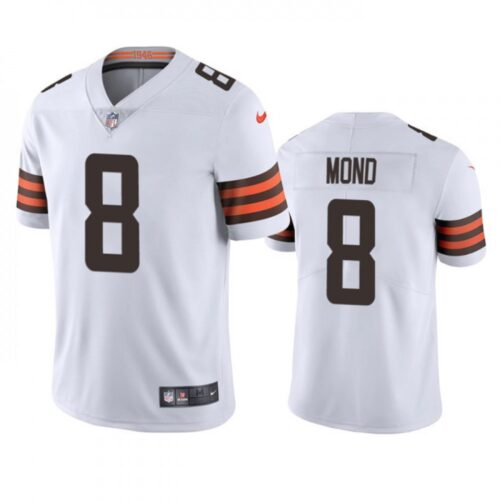 68623443bfd0b_1 Men's Cleveland Browns #8 Kellen Mond White Vapor Untouchable Limited Stitched Jersey