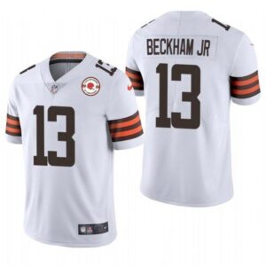 68623453aca15_1 Men's Cleveland Browns #13 Odell Beckham Jr. 2021 White 75th Anniversary Vapor Untouchable Limited Stitched NFL Jersey