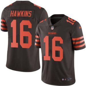 6862346a360cb_1 Browns #16 Andrew Hawkins Brown Men's Stitched NFL Limited Rush Jersey