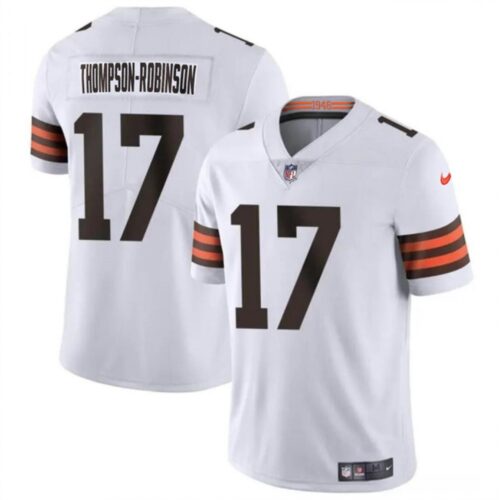 6862347068c9b_1 Men's Cleveland Browns #17 Dorian Thompson-Robinson White Vapor Untouchable Limited Stitched Jersey