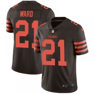686234ad8b2d5_1 Men's Cleveland Browns #21 Denzel Ward Brown Color Rush Limited Stitched NFL Jersey