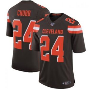 686234c7652ae_1 Men's Cleveland Browns #24 Nick Chubb Brown 2019 100th Season Vapor Untouchable Limited Stitched NFL Jersey