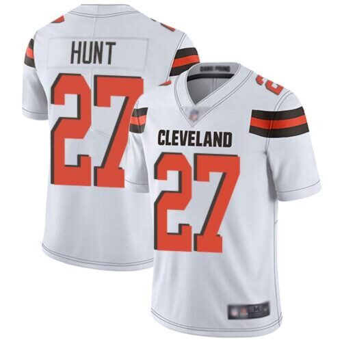 686234fb2aa09_1 Men's Cleveland Browns #27 Kareem Hunt White Vapor Untouchable Limited Stitched NFL Jersey