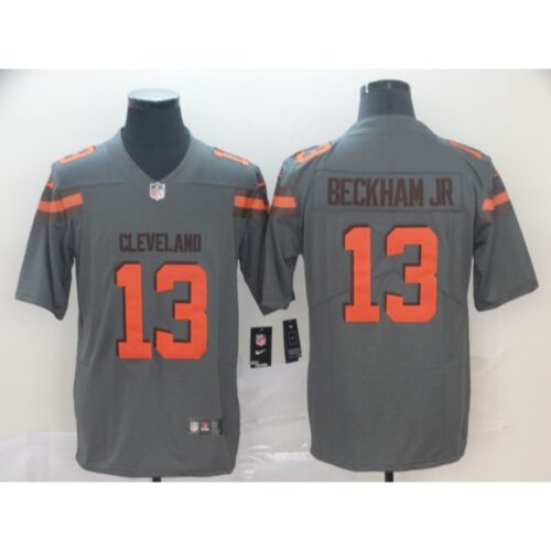 68623511b2f58_1 Men's Cleveland Browns #13 Odell Beckham Jr. Gray Inverted Legend Stitched NFL Jersey