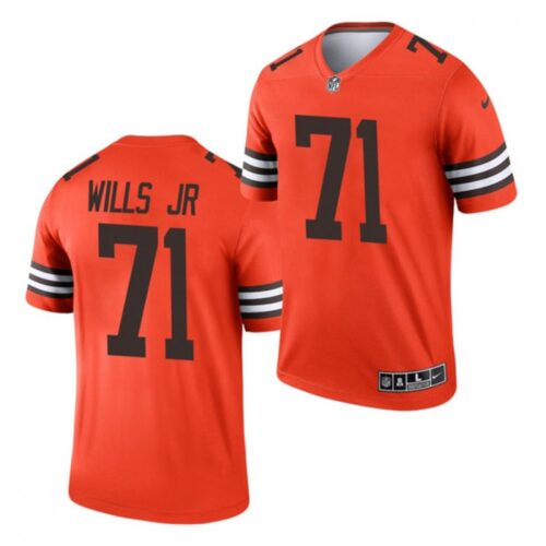 6862352f4889f_1 Men's Cleveland Browns #71 Jedrick Wills Jr. Orange Inverted Legend Stitched Football Jersey