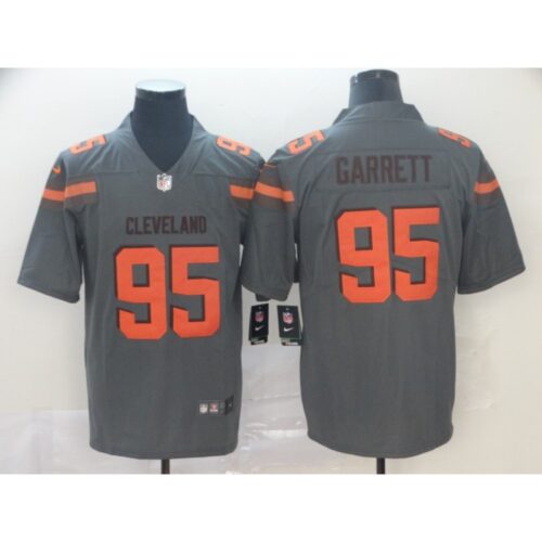 6862353c002ae_1 Men's Cleveland Browns #95 Myles Garrett Gray Inverted Legend Stitched NFL Jersey