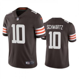 68623555a8158_1 Men's Cleveland Browns #10 Anthony Schwartz Tan Brown Vapor Untouchable Limited Stitched Jersey