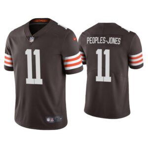 6862355c21719_1 Men's Cleveland Browns #11 Donovan Peoples-Jones New Brown Vapor Untouchable Limited Stitched Jersey