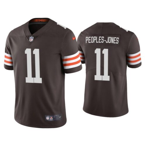 6862355c21719_1 Men's Cleveland Browns #11 Donovan Peoples-Jones New Brown Vapor Untouchable Limited Stitched Jersey