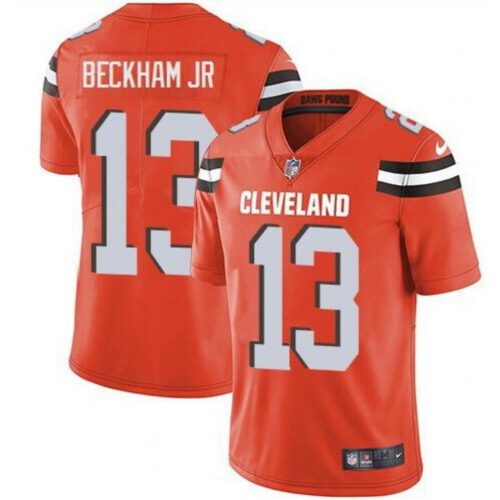 686235aab37c2_1 Men's Cleveland Browns #13 Odell Beckham Jr. Orange Vapor Untouchable Limited Stitched NFL Jersey
