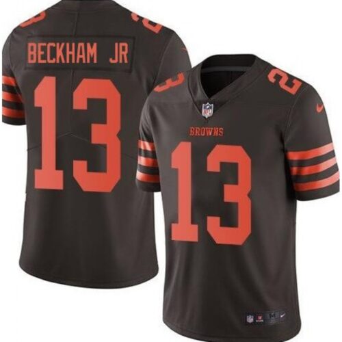 686235b10bd25_1 Men's Cleveland Browns #13 Odell Beckham Jr. Brown Color Rush Limited Stitched NFL Jersey