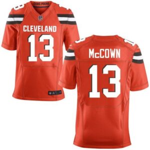 6862373936a86_1 Browns #13 Josh McCown Orange Alternate Men's Stitched NFL New Elite Jersey