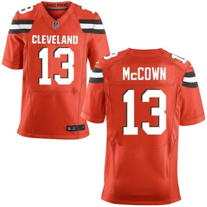6862373936a86_1 Browns #13 Josh McCown Orange Alternate Men's Stitched NFL New Elite Jersey