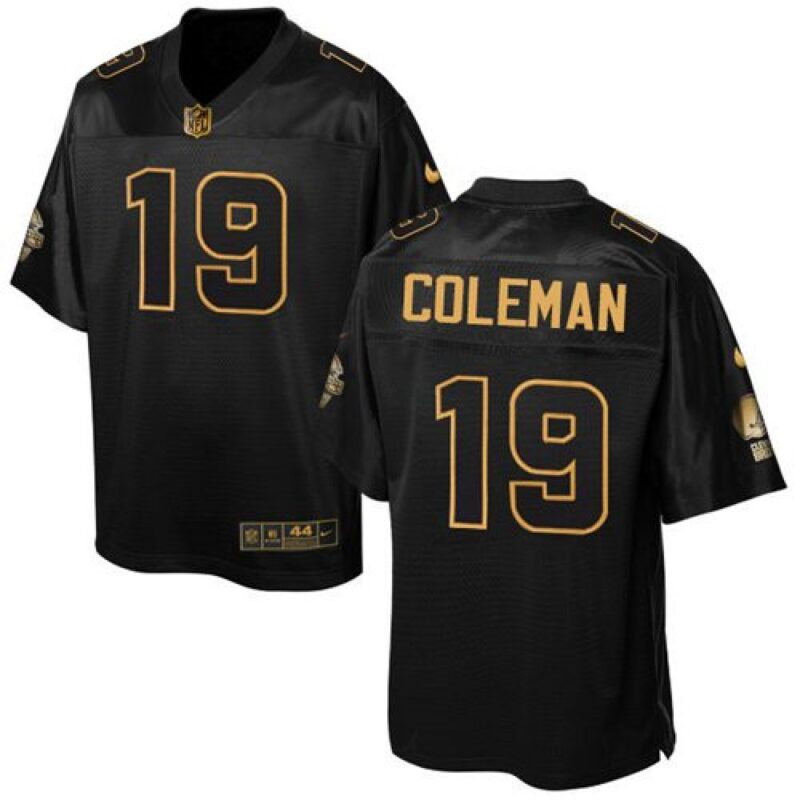 6862373f9bc98_1 Browns #19 Corey Coleman Black Men's Stitched NFL Elite Pro Line Gold Collection Jersey