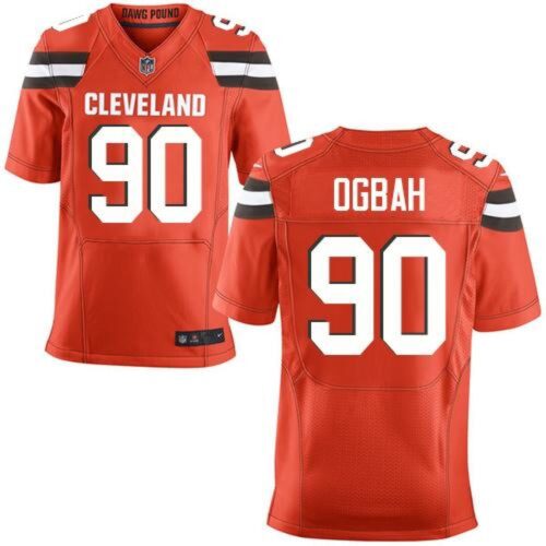 686237924e160_1 Browns #90 Emmanuel Ogbah Orange Alternate Men's Stitched NFL New Elite Jersey