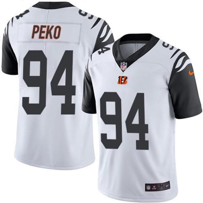 686237a5ea26a_1 Bengals #94 Domata Peko White Men's Stitched NFL Limited Rush Jersey