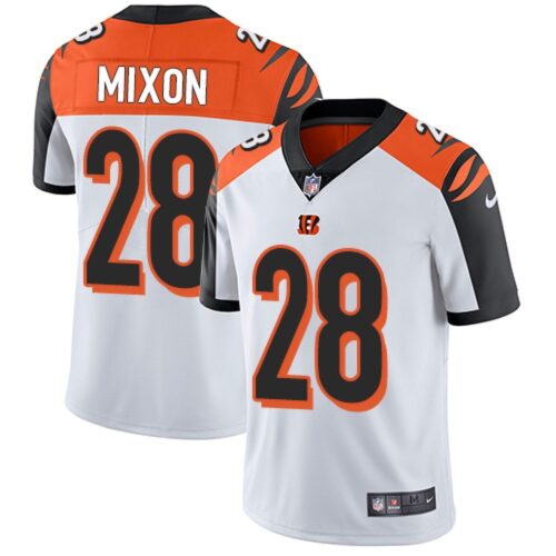 68623877bda2f_1 Men's Cincinnati Bengals #28 Joe Mixon White Team Color Stitched NFL Vapor Untouchable Limited Jersey