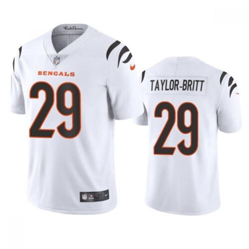 68623881f29c4_1 Men's Cincinnati Bengals #29 Cam Taylor-Britt White Vapor Limited Stitched Football Jersey