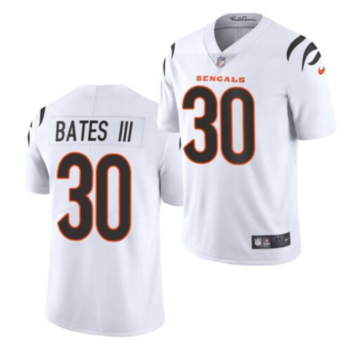 6862388b92c1d_1 Men's Cincinnati Bengals #30 Jessie Bates III 2021 New White Vapor Untouchable Limited Stitched Jersey