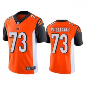 6862392db3c95_1 Men's Cincinnati Bengals #73 Jonah Williams Orange Vapor Untouchable Limited Stitched Jersey