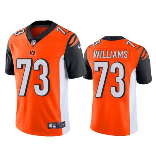 6862392db3c95_1 Men's Cincinnati Bengals #73 Jonah Williams Orange Vapor Untouchable Limited Stitched Jersey