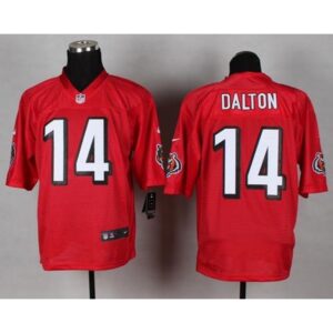 6862397943b72_1 Bengals #14 Andy Dalton Red Men's Stitched NFL Elite QB Practice Jersey