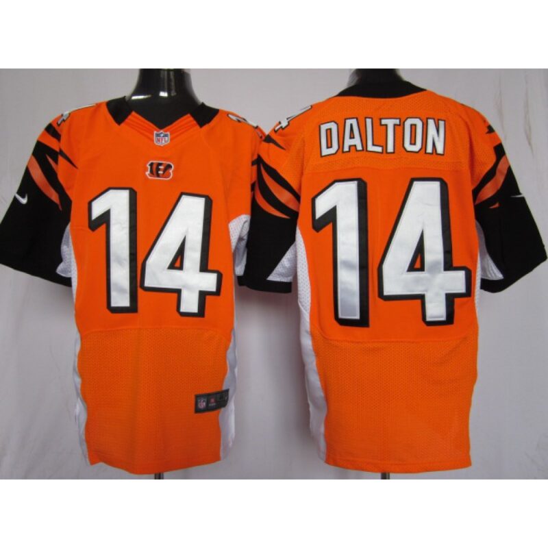 68623a66bc85e_1 Bengals #14 Andy Dalton Orange Team Color Men's Stitched NFL Elite Jersey