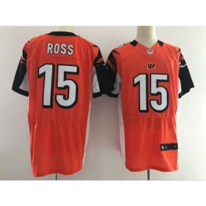 68623a6a06c15_1 Men's Cincinnati Bengals #15 John Ross Orange 2017 Elite Stitched NFL Jersey