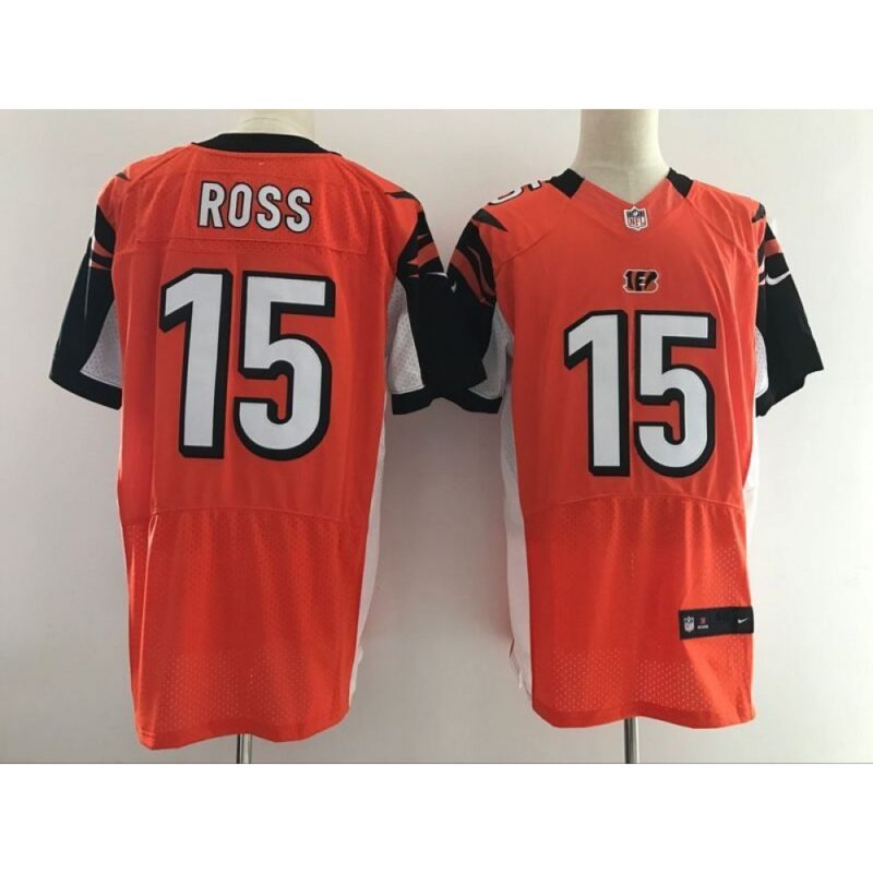 68623a6a06c15_1 Men's Cincinnati Bengals #15 John Ross Orange 2017 Elite Stitched NFL Jersey