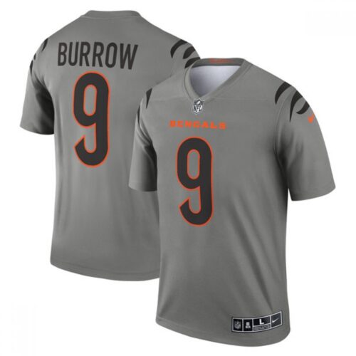 68623b622fa7b_1 Men's Cincinnati Bengals #9 Joe Burrow Gray Stitched Football Jersey
