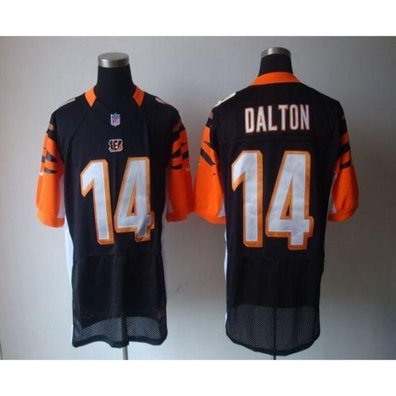 68623ba0da8ca_1 Bengals #14 Andy Dalton Black Team Color Men's Stitched NFL Elite Jersey