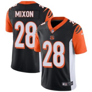 68623c3bc3c9d_1 Men's Cincinnati Bengals #28 Joe Mixon Black Team Color Stitched NFL Vapor Untouchable Limited Jersey