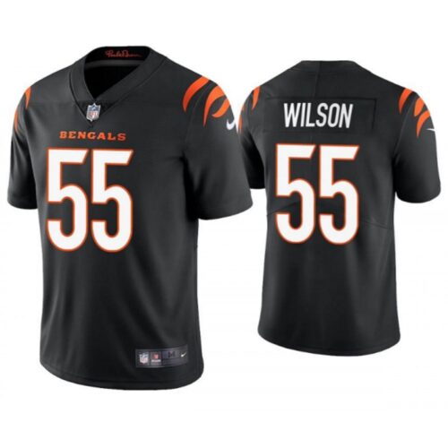 68623c7a3acdc_1 Men's Cincinnati Bengals #55 Logan Wilson 2021 Black Vapor Untouchable Limited Stitched Jersey