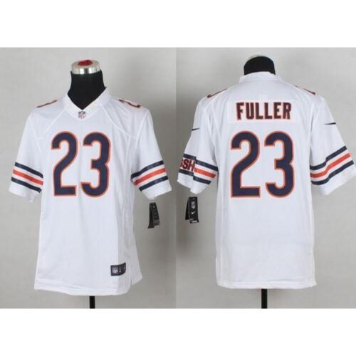 Bears #23 Kyle Fuller White Men's Stitched NFL Limited Jersey