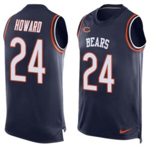 68623f006b1c4_1 Bears #24 Jordan Howard Navy Blue Team Color Men's Stitched NFL Limited Tank Top Jersey
