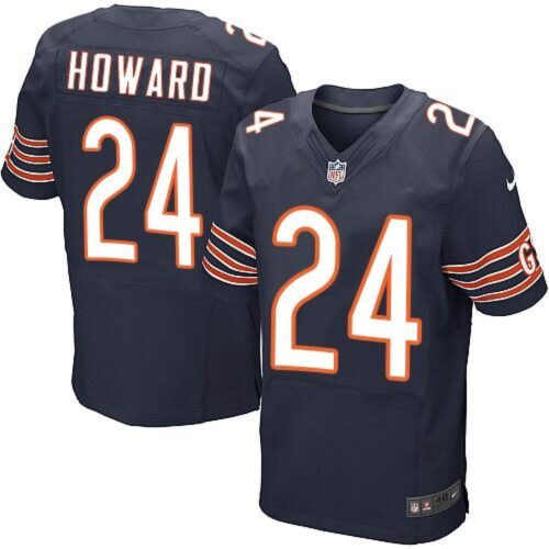 68623ffdb86cd_1 Bears #24 Jordan Howard Navy Blue Team Color Men's Stitched NFL Elite Jersey