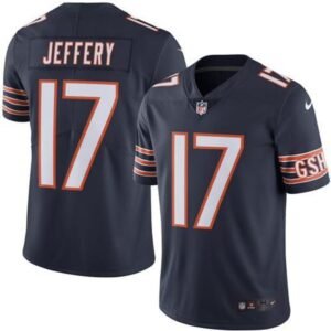 Bears #17 Alshon Jeffery Navy Blue Men's Stitched NFL Limited Rush Jersey