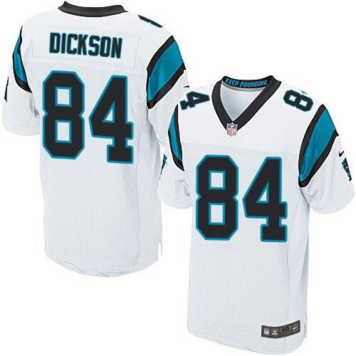 68624295e038c_1 Panthers #84 Ed Dickson White Men's Stitched NFL Elite Jersey
