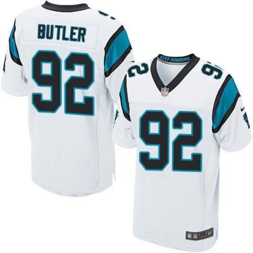 6862429ff1976_1 Panthers #92 Vernon Butler White Men's Stitched NFL Elite Jersey