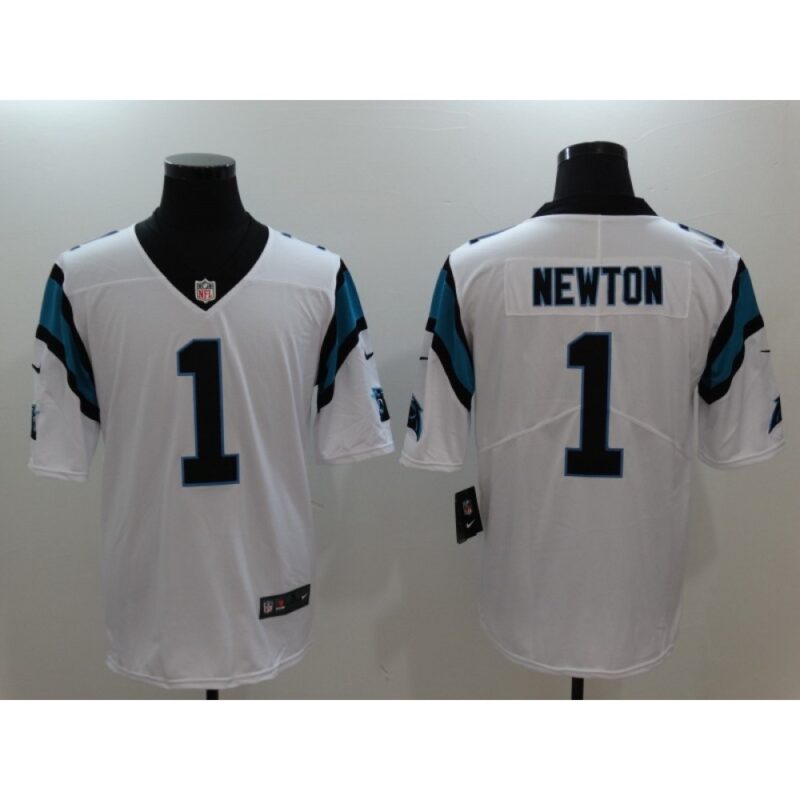 686242b6c36cb_1 Men's Carolina Panthers #1 Cam Newton White Vapor Untouchable Player Limited Jersey