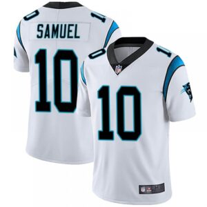 686242bd0ac76_1 Men's Carolina Panthers #10 Curtis Samuel White Vapor Untouchable Limited Stitched Jersey