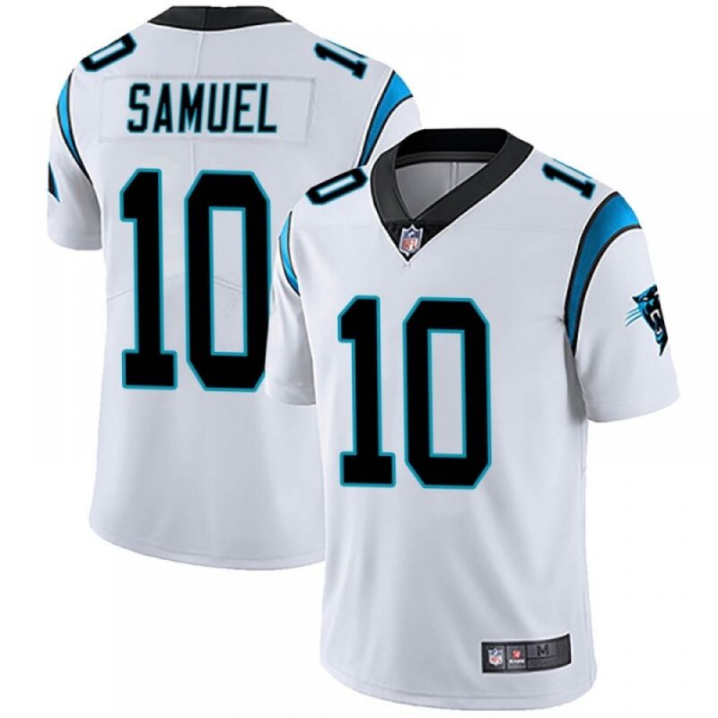 686242bd0ac76_1 Men's Carolina Panthers #10 Curtis Samuel White Vapor Untouchable Limited Stitched Jersey