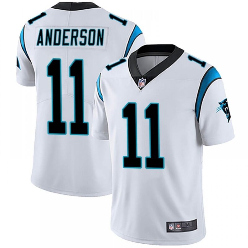 686242c066a1e_1 Men's Carolina Panthers #11 Robby Anderson White Vapor Untouchable Limited Stitched Jersey