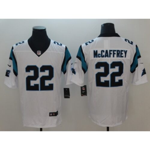 686242d08fd15_1 Men's Carolina Panthers #22 Christian McCaffrey White Vapor Untouchable NFL Limited Stitched Jersey